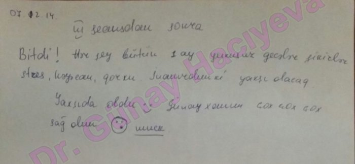 Bakıdan 1.5 ayın vaginizmi