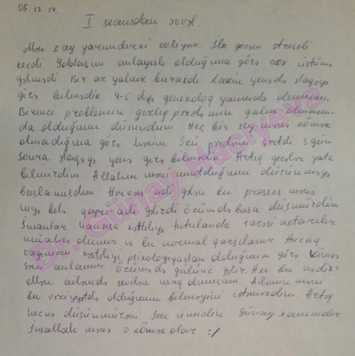 Bakıdan 1.5 ayın vaginizmi