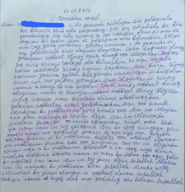 Gəncədən 3 ilin vaginizmi