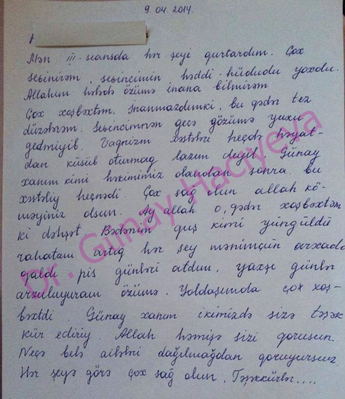 Qubadan 3 ilin vaginizmi
