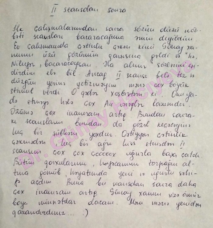 Bakıdan 3 il 5 ayın vaginizmi