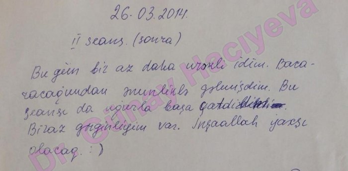 Bakıdan 6 ilin vaginizmi