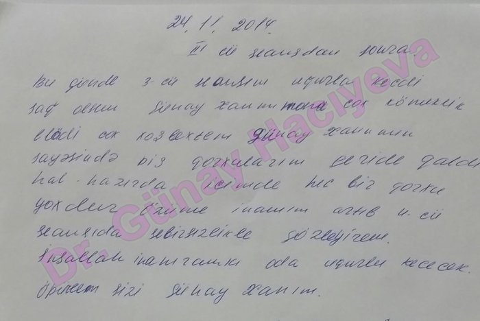 Bakıdan 10 ilin vaginizmi