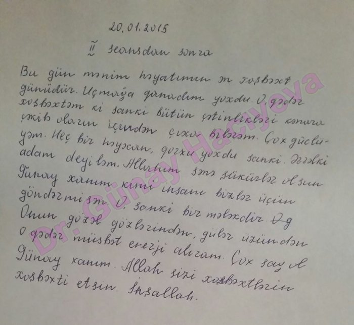 Zaqataladan 9 ilin vaginizmi