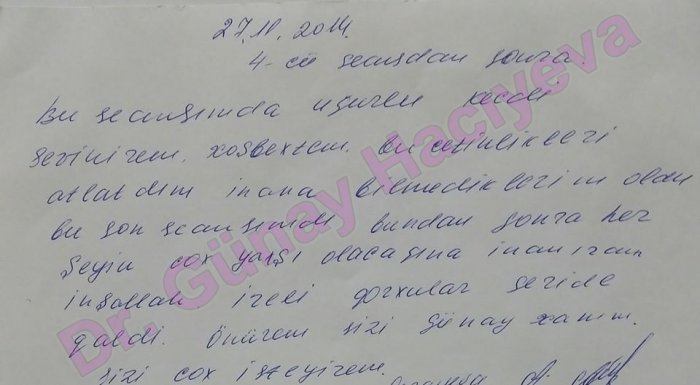 Bakıdan 10 ilin vaginizmi